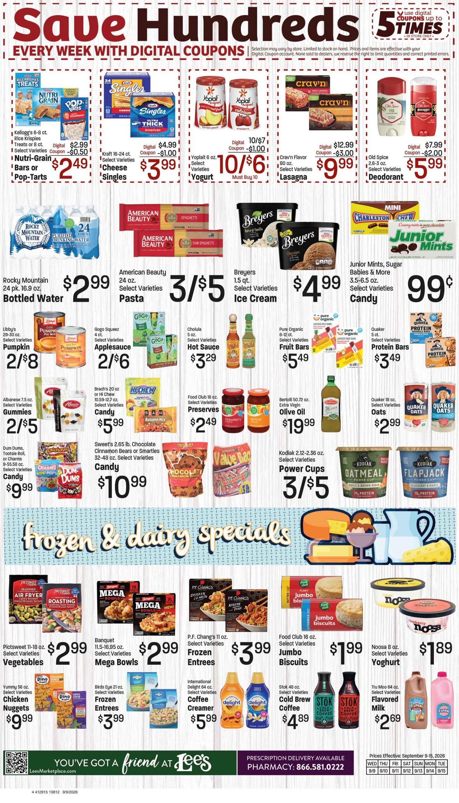 Lee's Marketplace weekly ad page 4