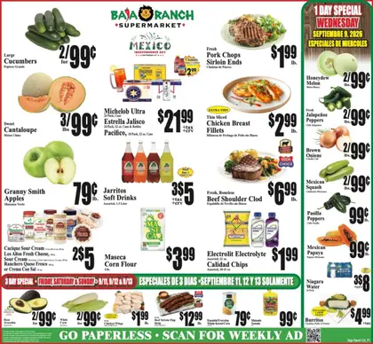 Baja Ranch Supermarket Indexed Weekly