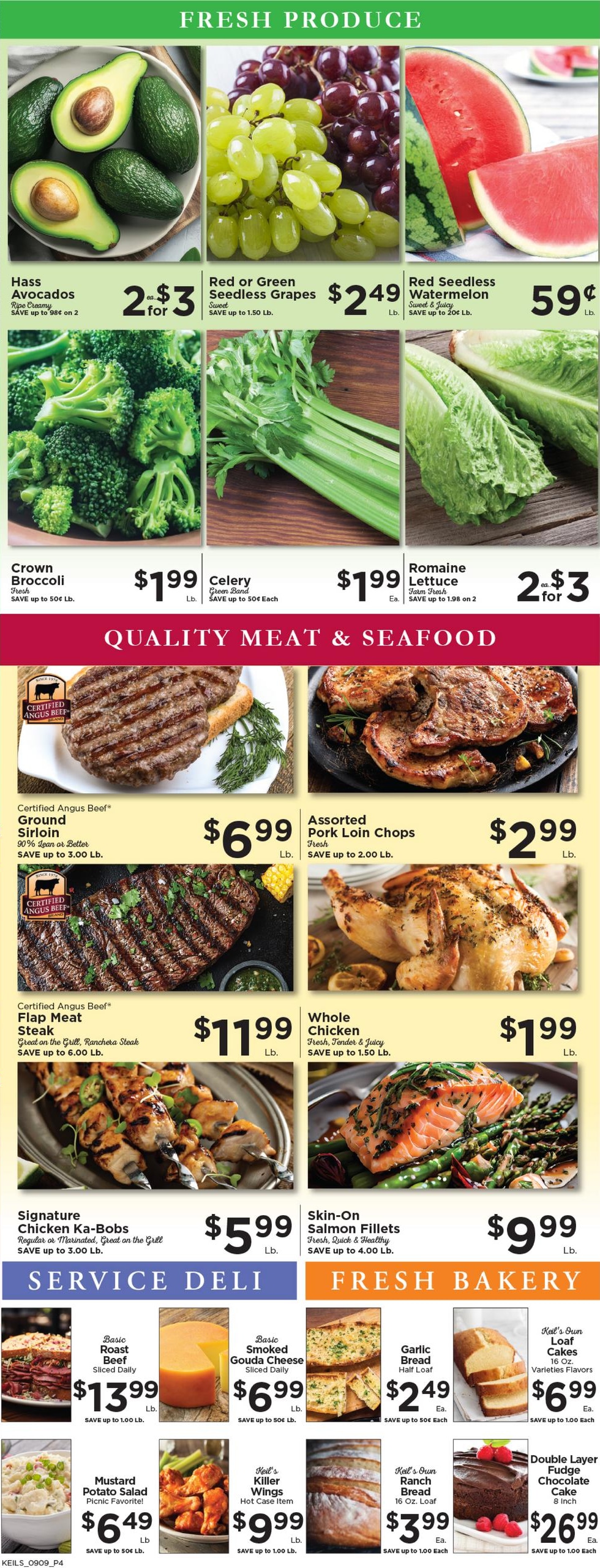 Keil's Fresh Food Stores weekly ad page 4