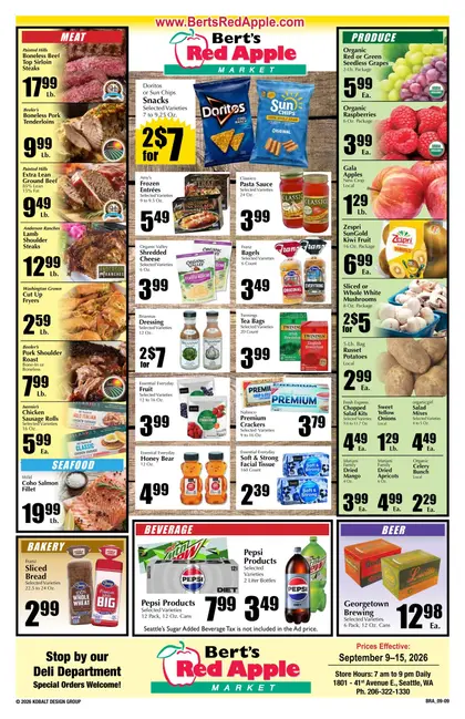 Bert's Red Apple Indexed Weekly