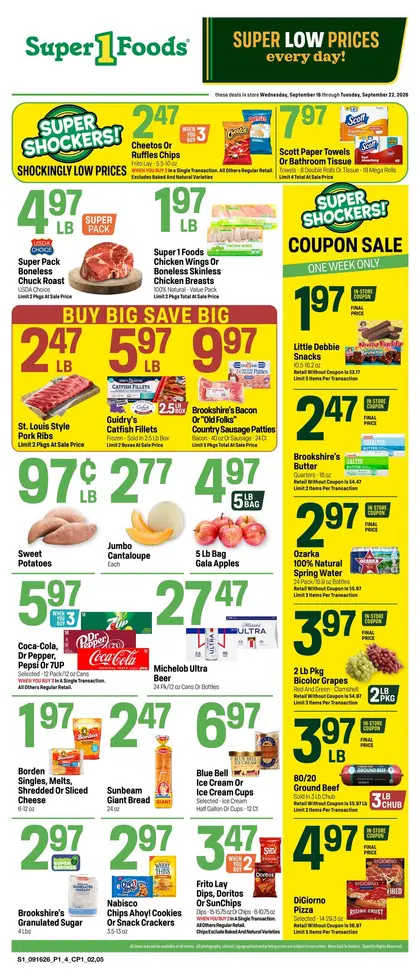 Super 1 Foods & Discount Pharmacy Weekly Circular