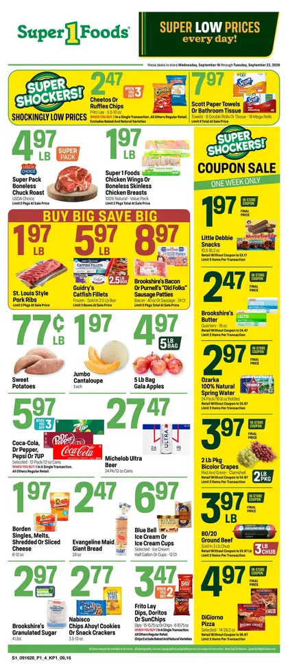 Super 1 Foods & Discount Pharmacy Weekly Circular