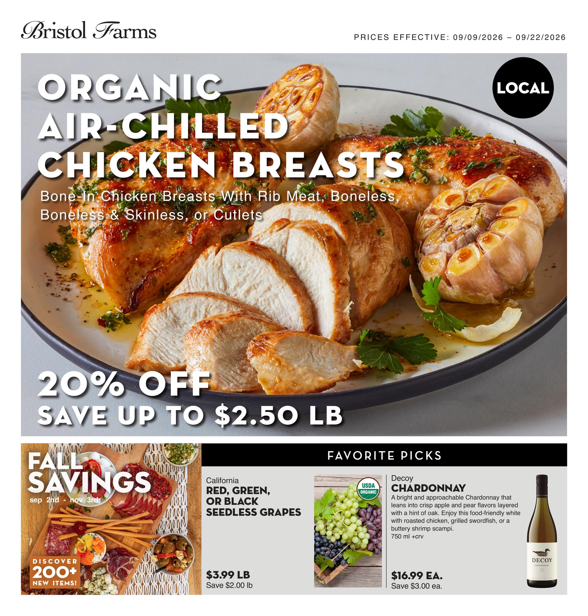 Bristol Farms weekly ad page 1