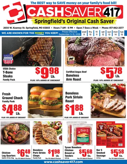 Cash Saver 417 Indexed Weekly