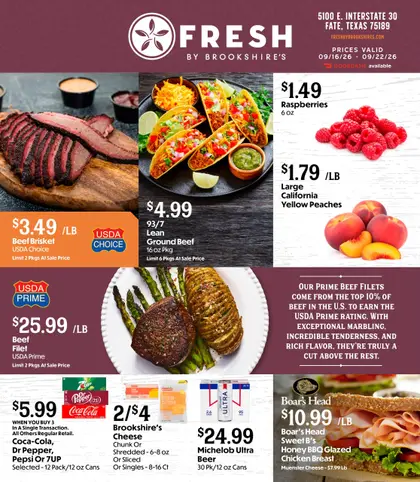 FRESH by Brookshire's Weekly Circular