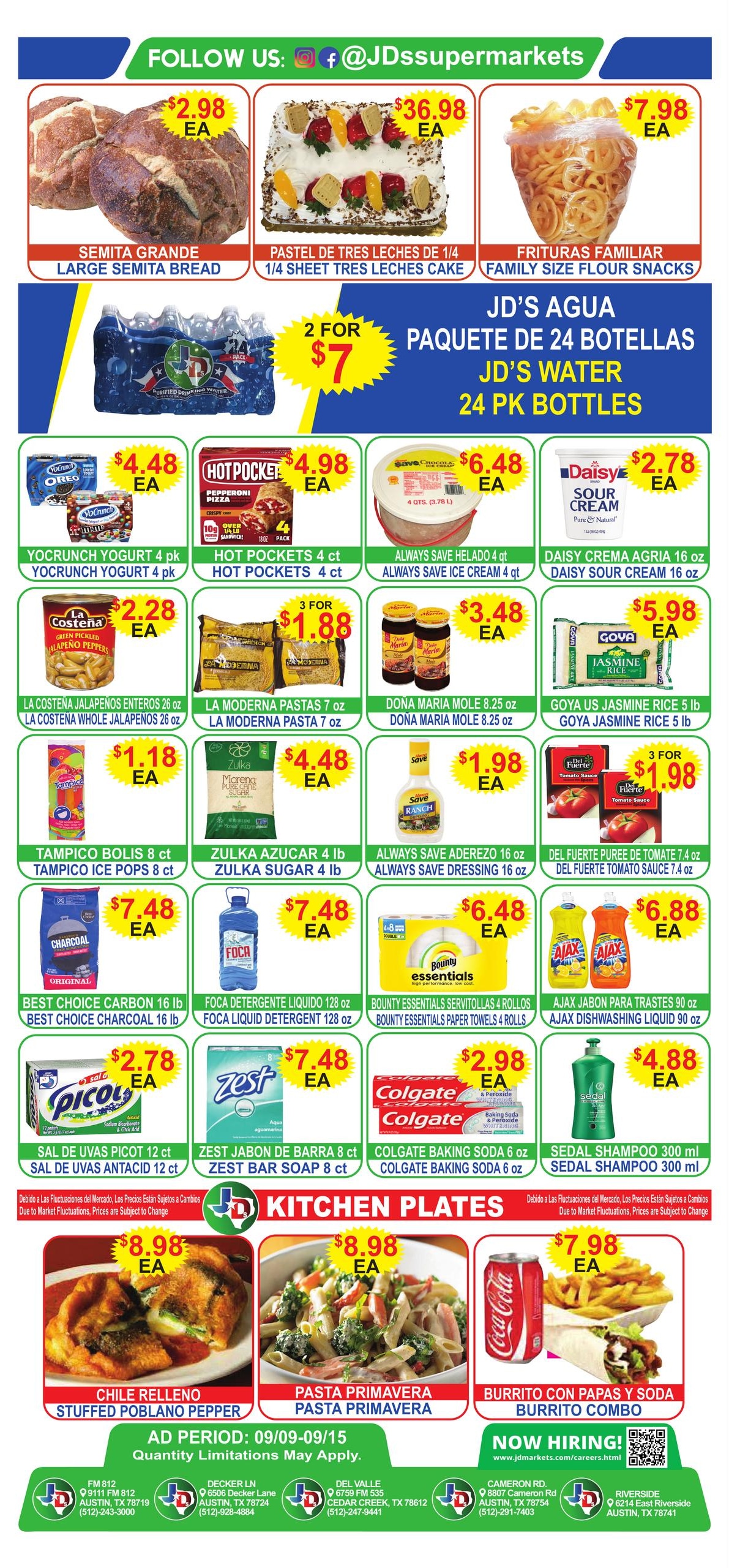 JD's Supermarket weekly ad page 2