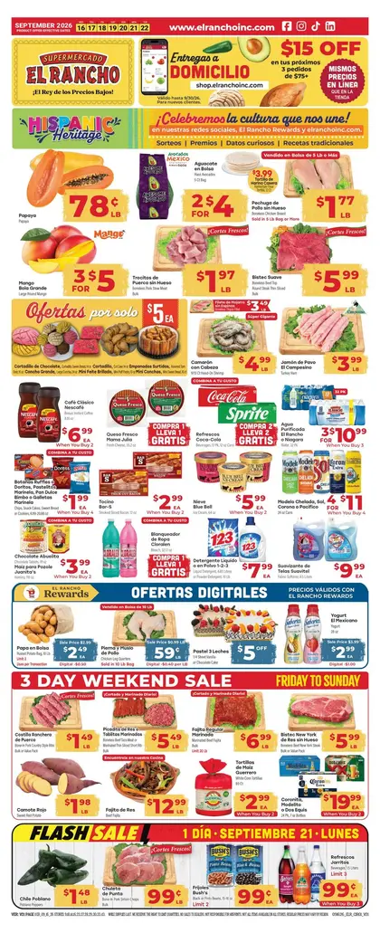 El Rancho Supermercado Weekly Ad