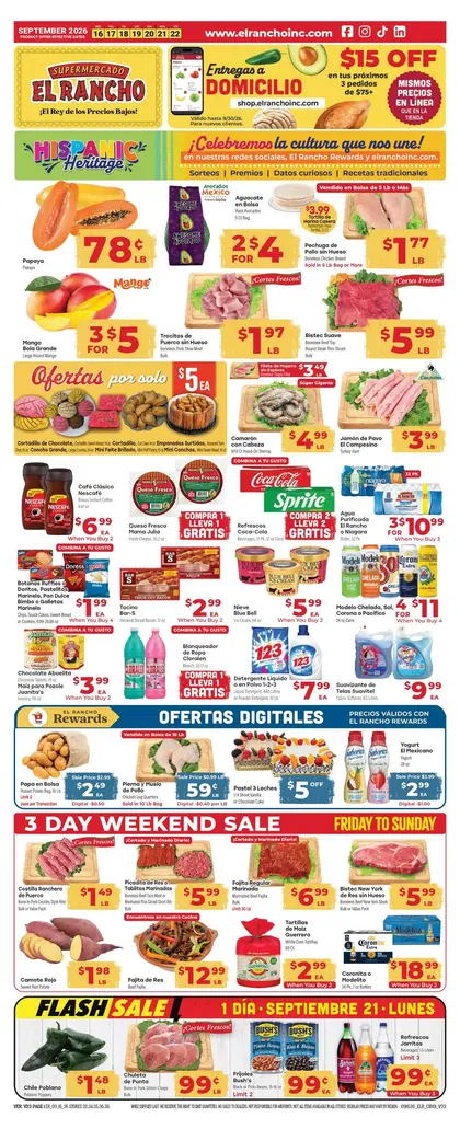 El Rancho Supermercado Weekly Ad