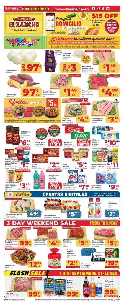 El Rancho Supermercado Weekly Ad