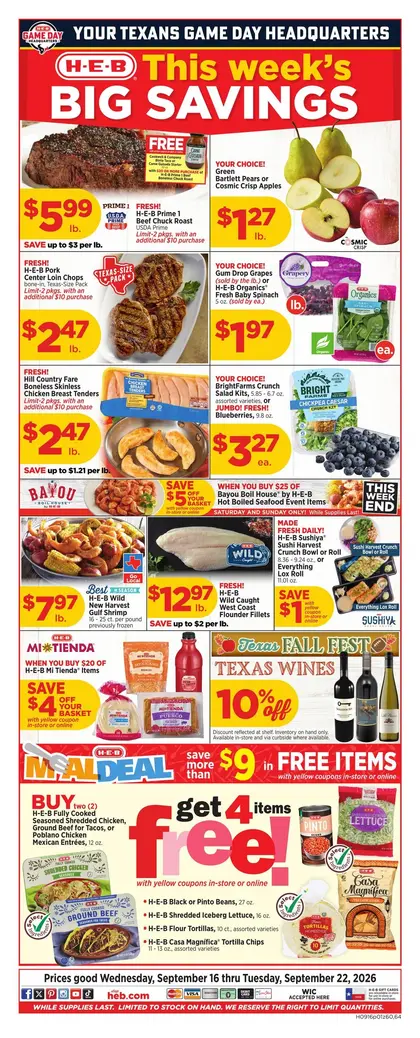 H-E-B Weekly Ad