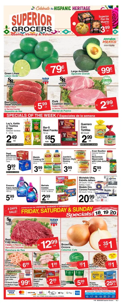 Superior Grocers Weekly Specials
