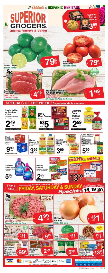 Superior Grocers Weekly Specials