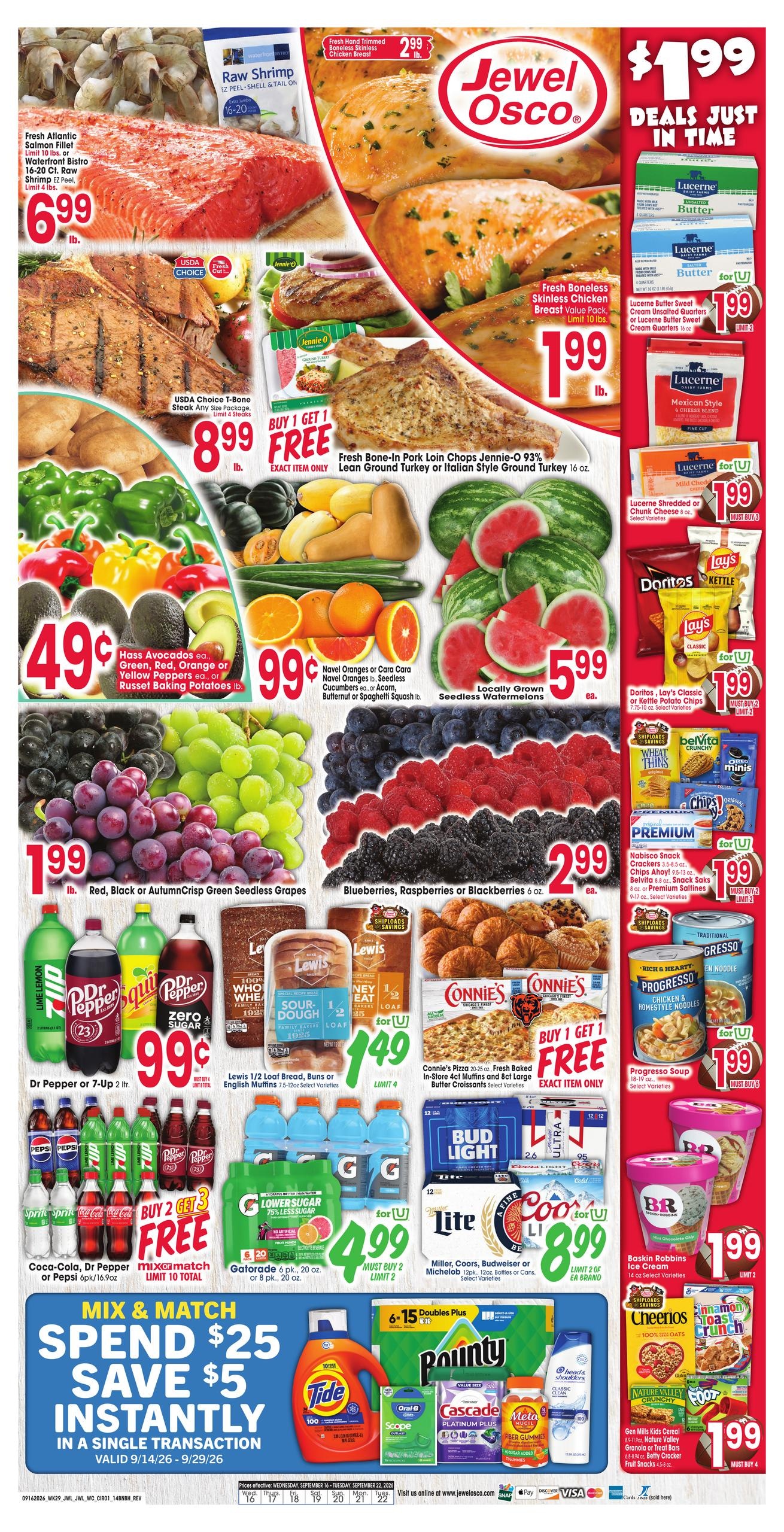 Jewel-Osco weekly ad page 1