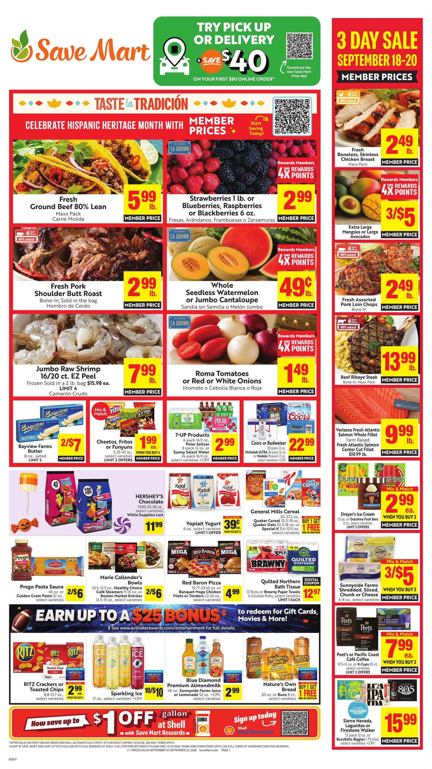 Save Mart weekly ad page 1