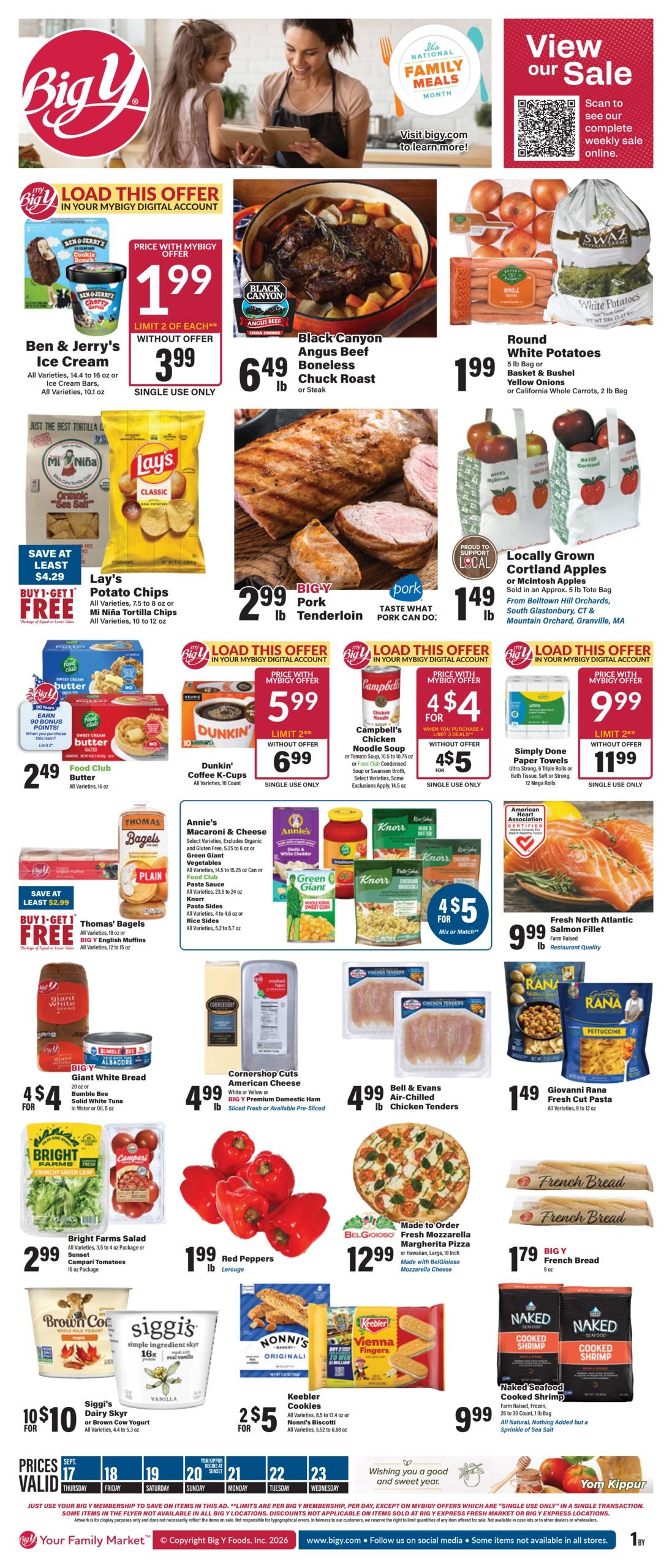 Big Y weekly ad page 1