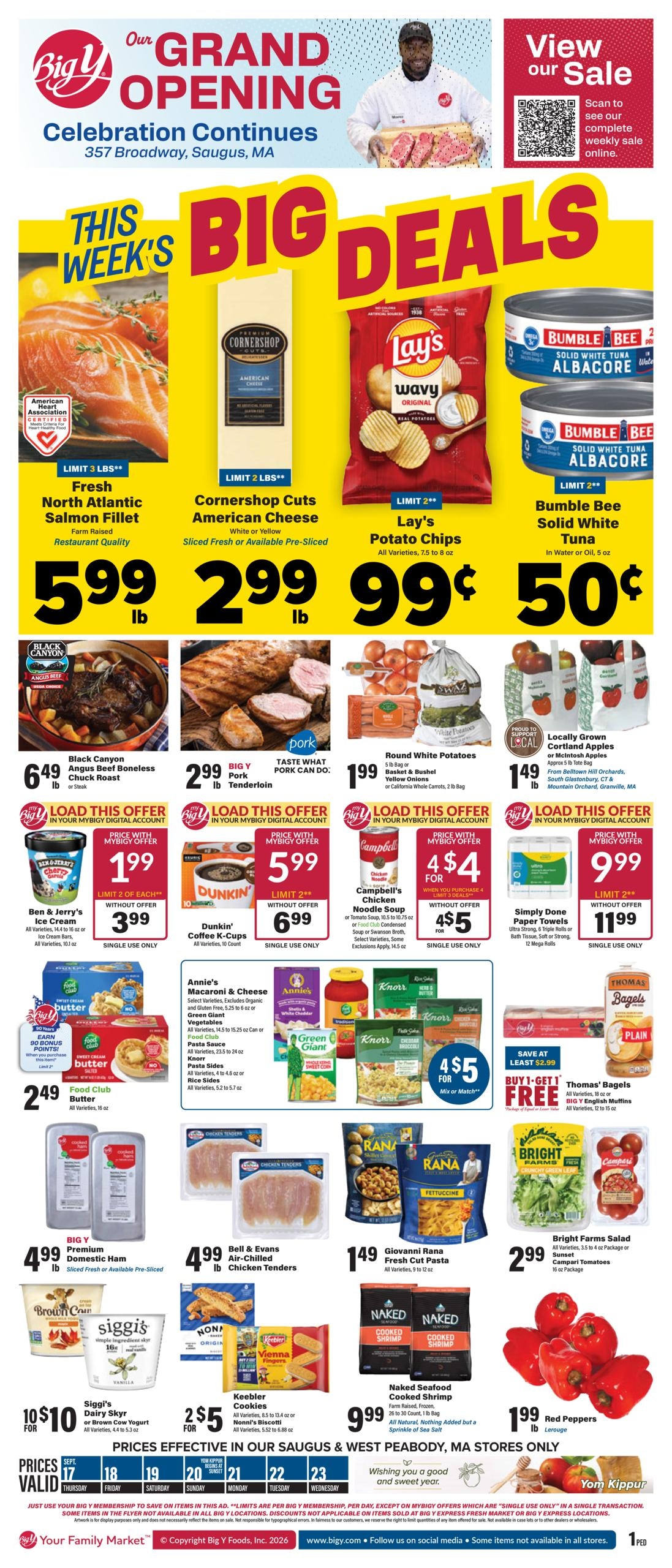 Big Y weekly ad page 1