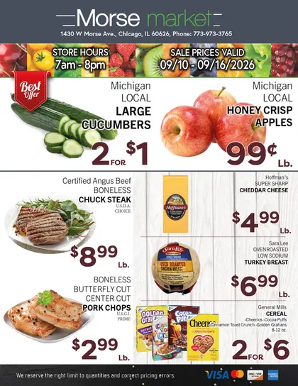 Morse Fresh Market Indexed Weekly