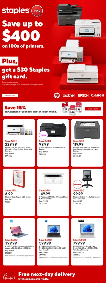 Staples Weekly