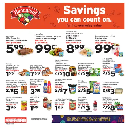 Hannaford Hannaford Week 38 Flyer