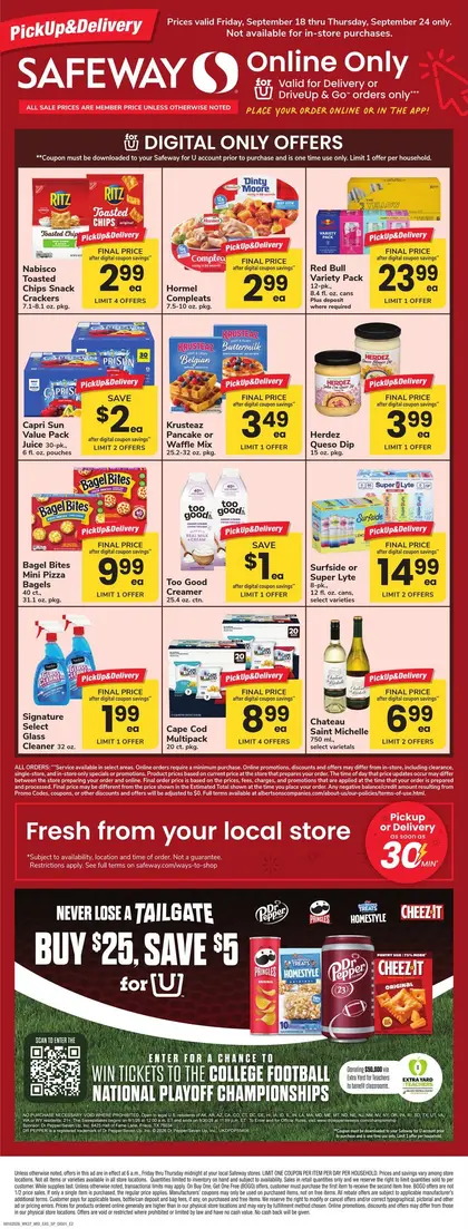 Safeway Bonus Online Savings