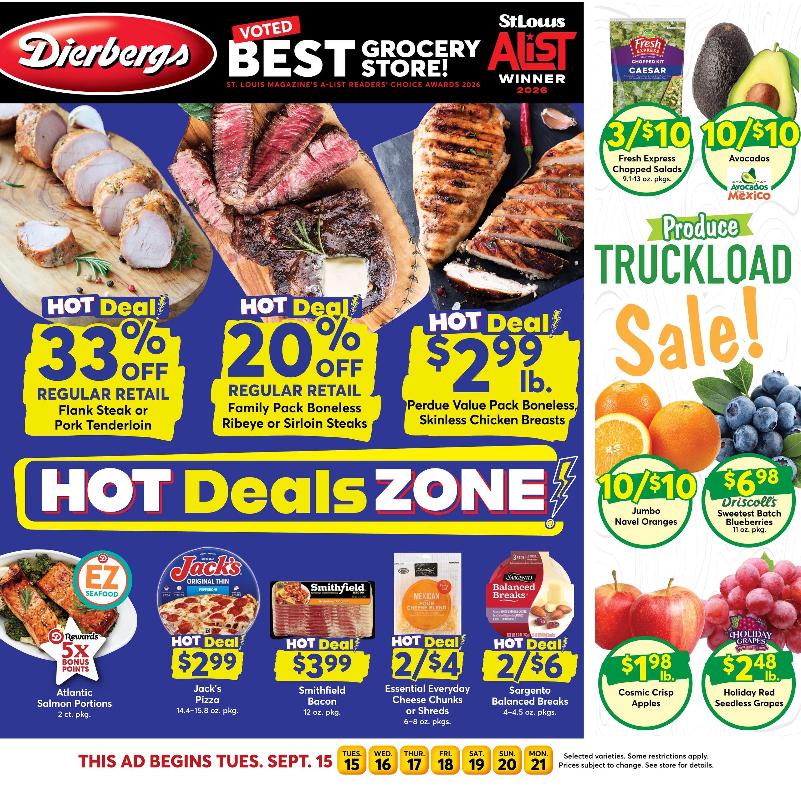 Dierbergs weekly ad page 1