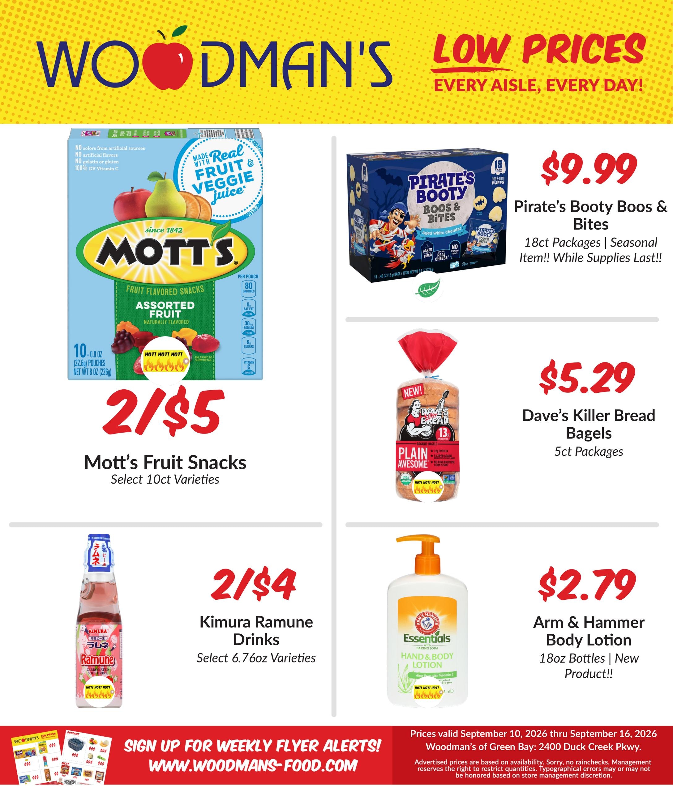 Woodman's Food Market weekly ad page 1