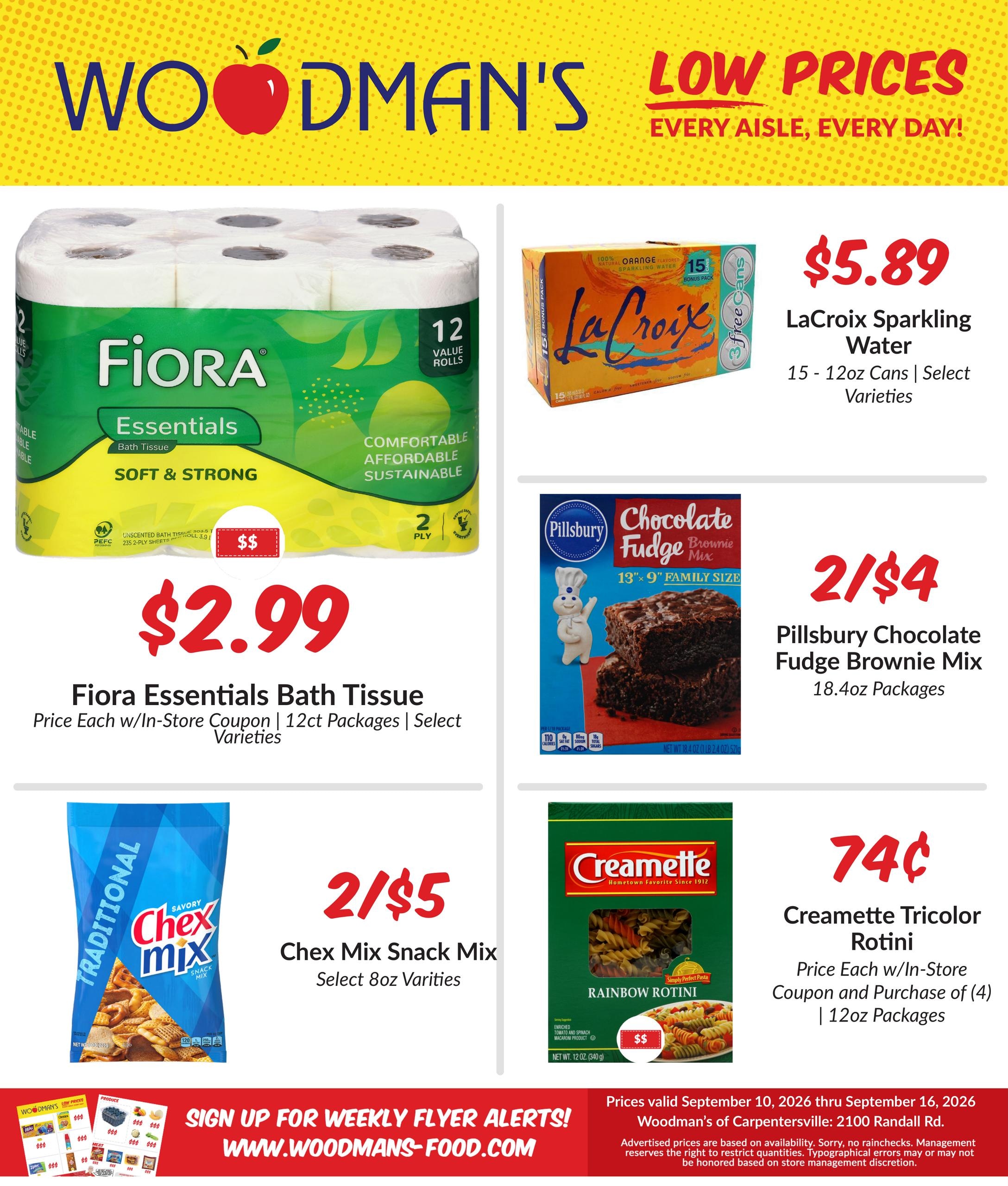 Woodman's Food Market weekly ad page 1