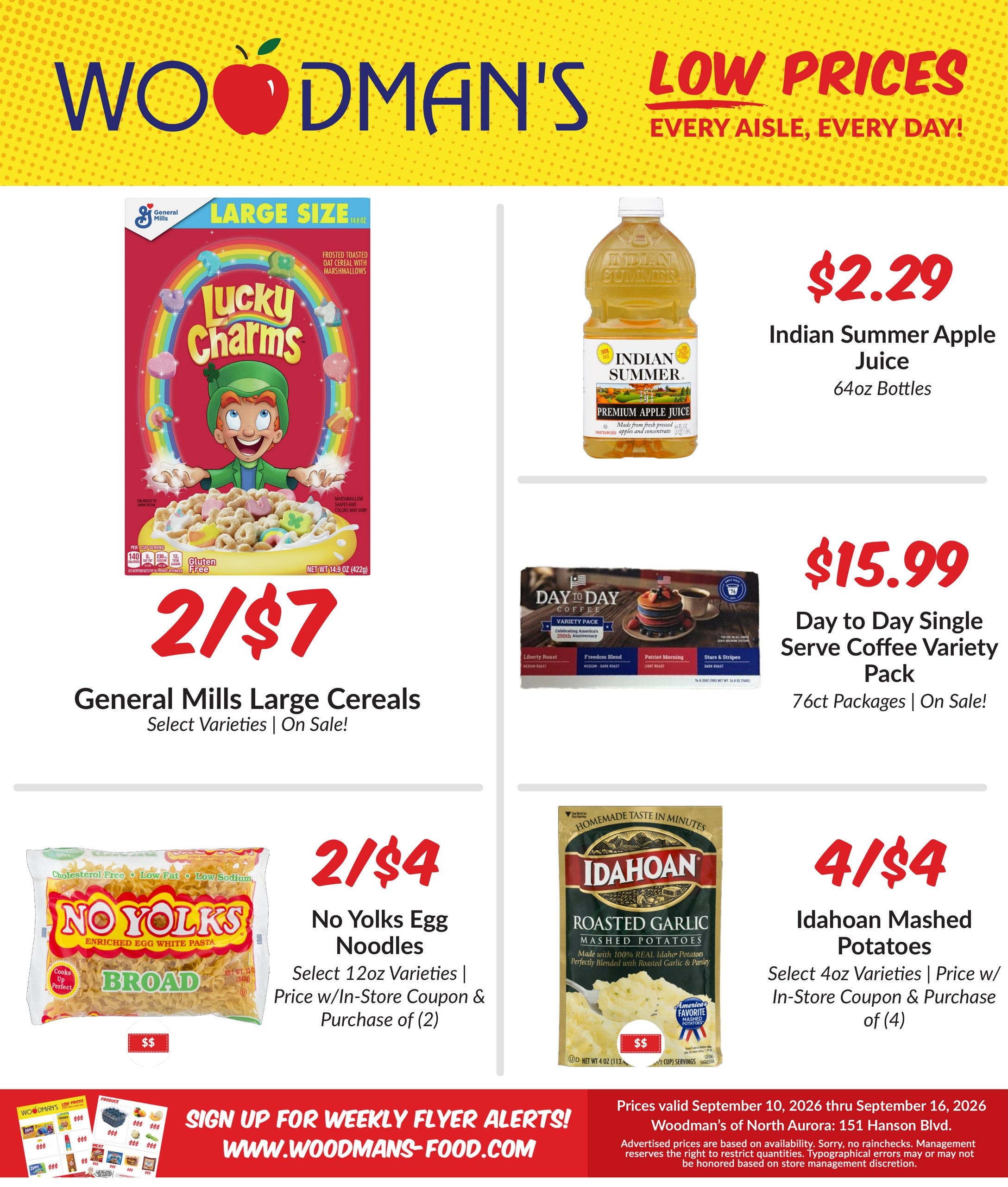 Woodman's Food Market weekly ad page 1