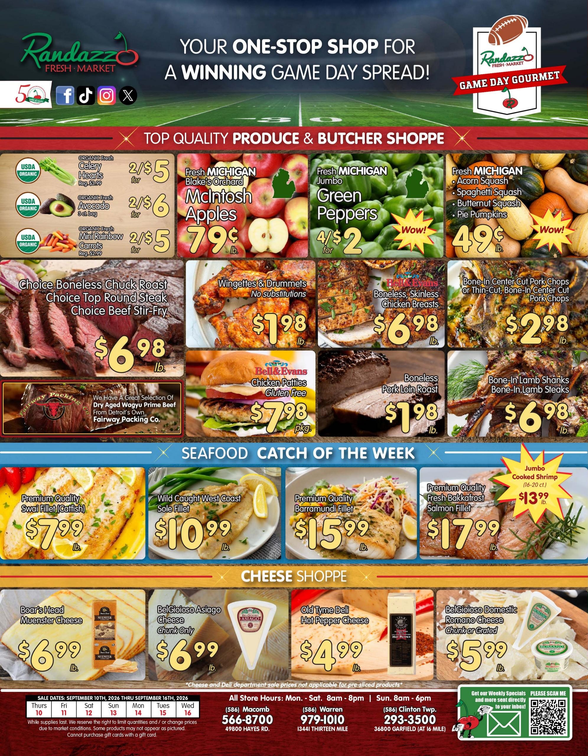 Randazzo Fresh Market weekly ad page 1