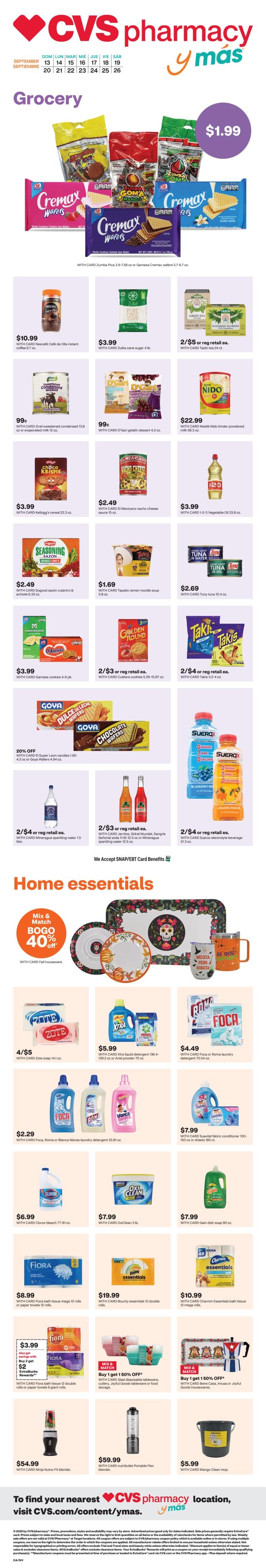 CVS Pharmacy weekly ad page 1