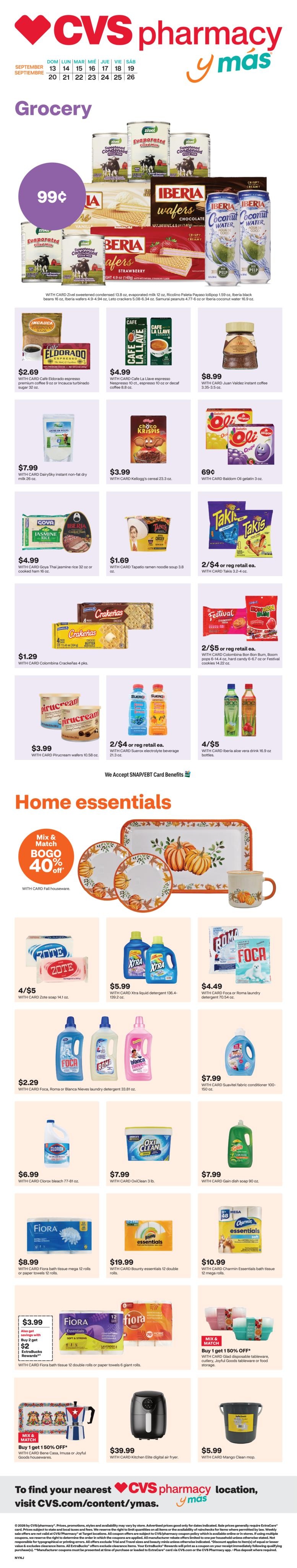 CVS Pharmacy weekly ad page 1