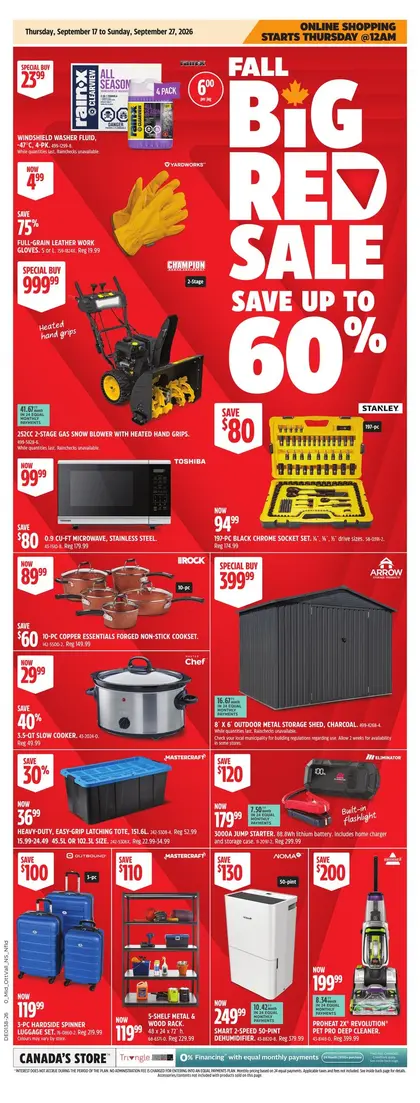Canadian Tire Flyer Winkler | Flyers Now