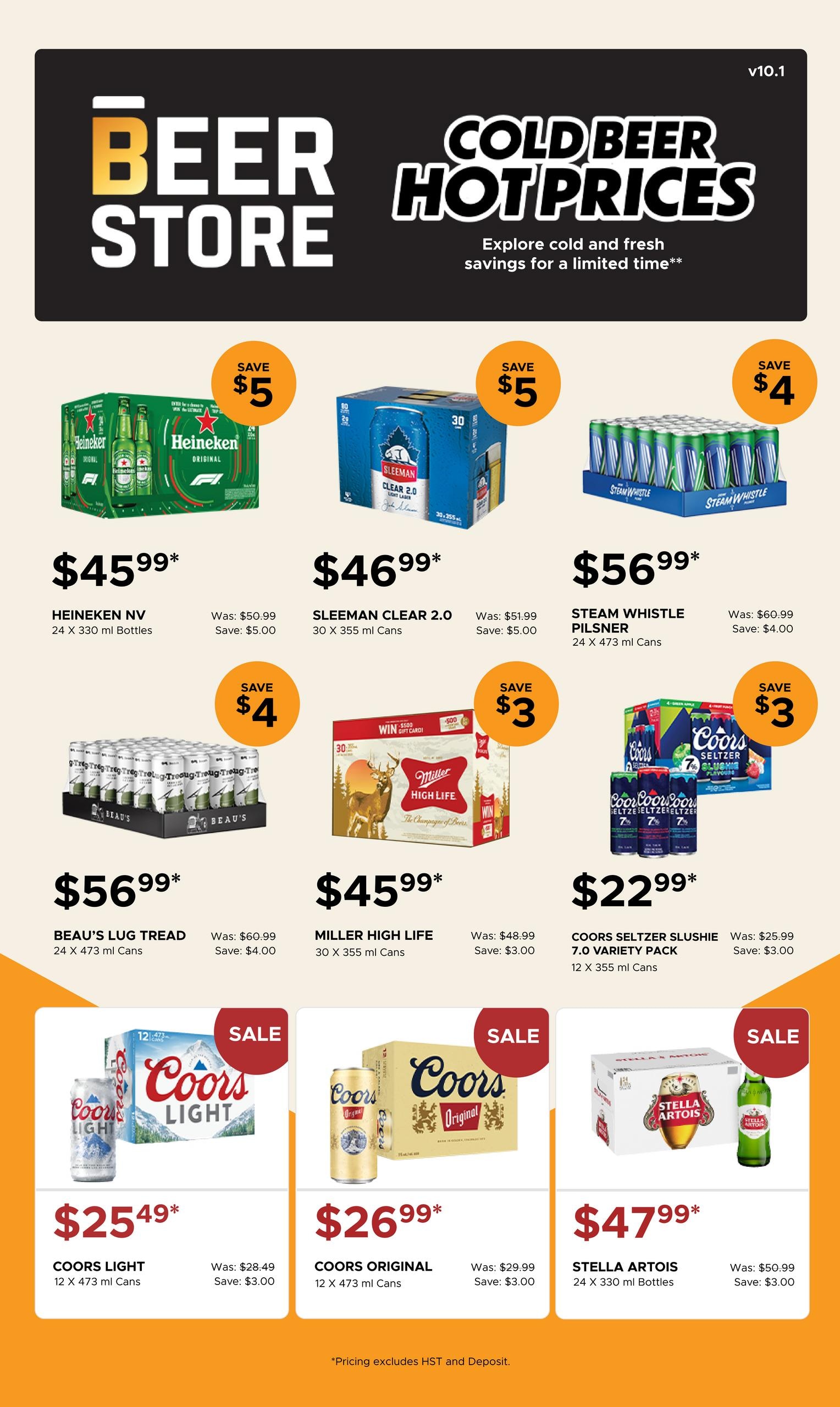 The Beer Store flyer page 1
