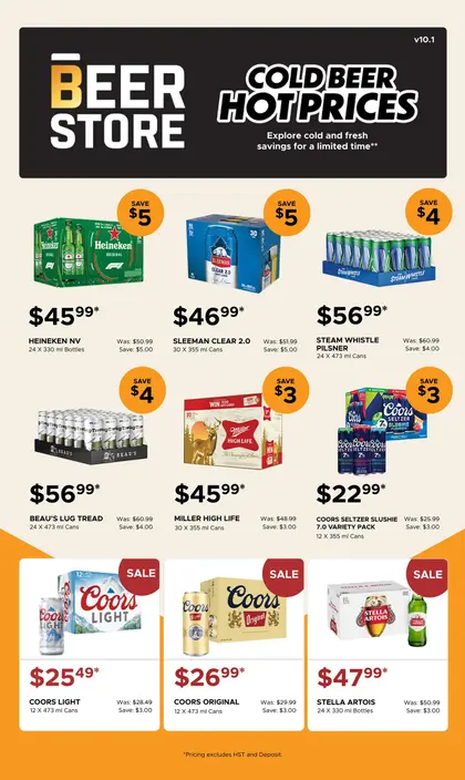 The Beer Store Flyer