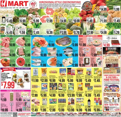 H Mart Indexed Weekly
