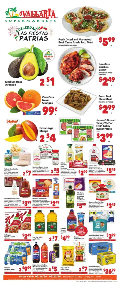 Vallarta Supermarkets Grocery Savings