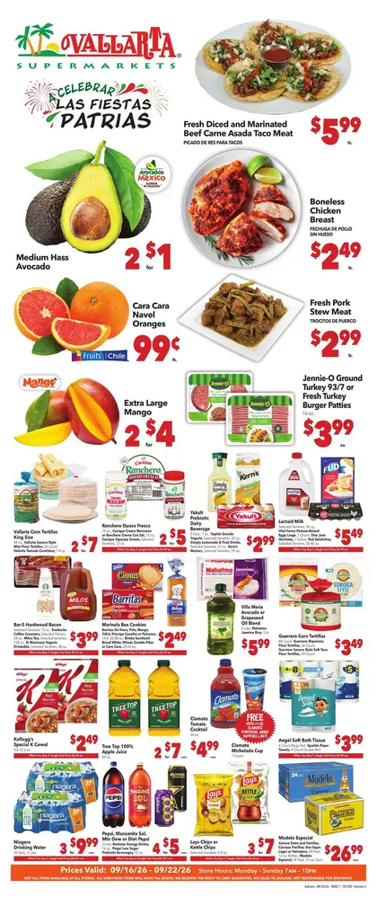 Vallarta Supermarkets Grocery Savings