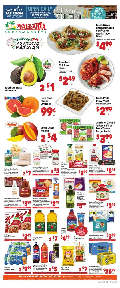 Vallarta Supermarkets Grocery Savings