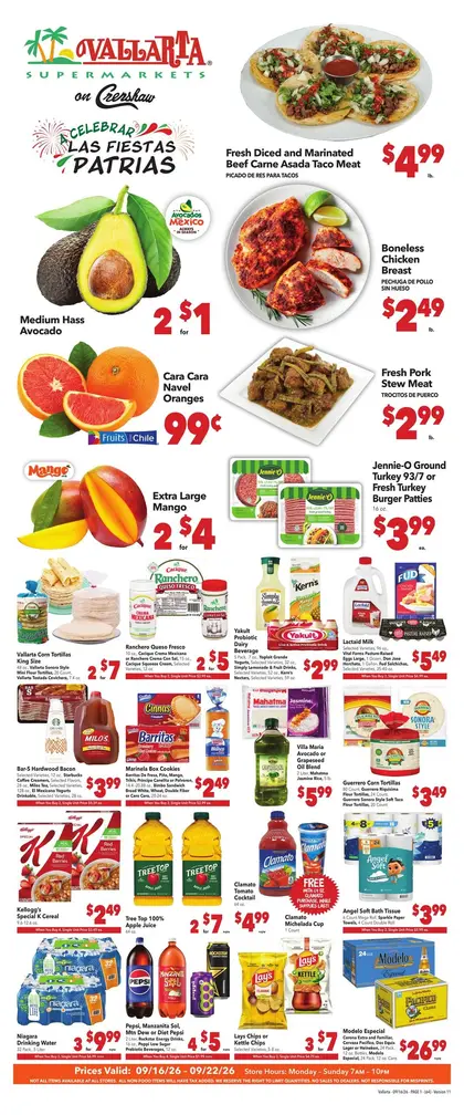 Vallarta Supermarkets Grocery Savings
