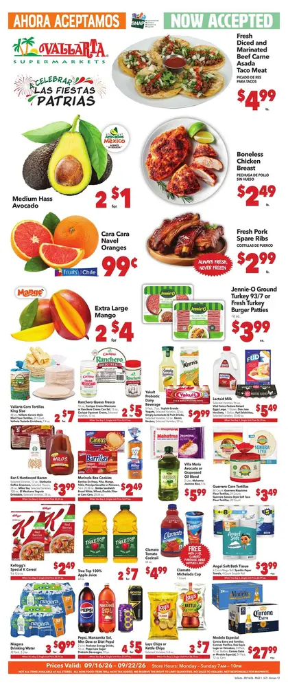 Vallarta Supermarkets Grocery Savings