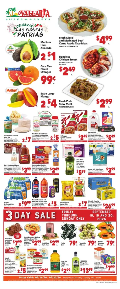 Vallarta Supermarkets Grocery Savings