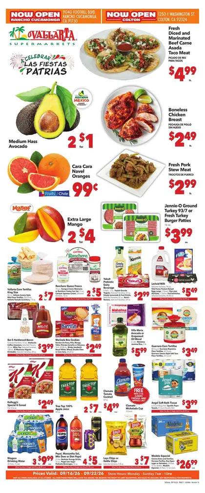 Vallarta Supermarkets Grocery Savings