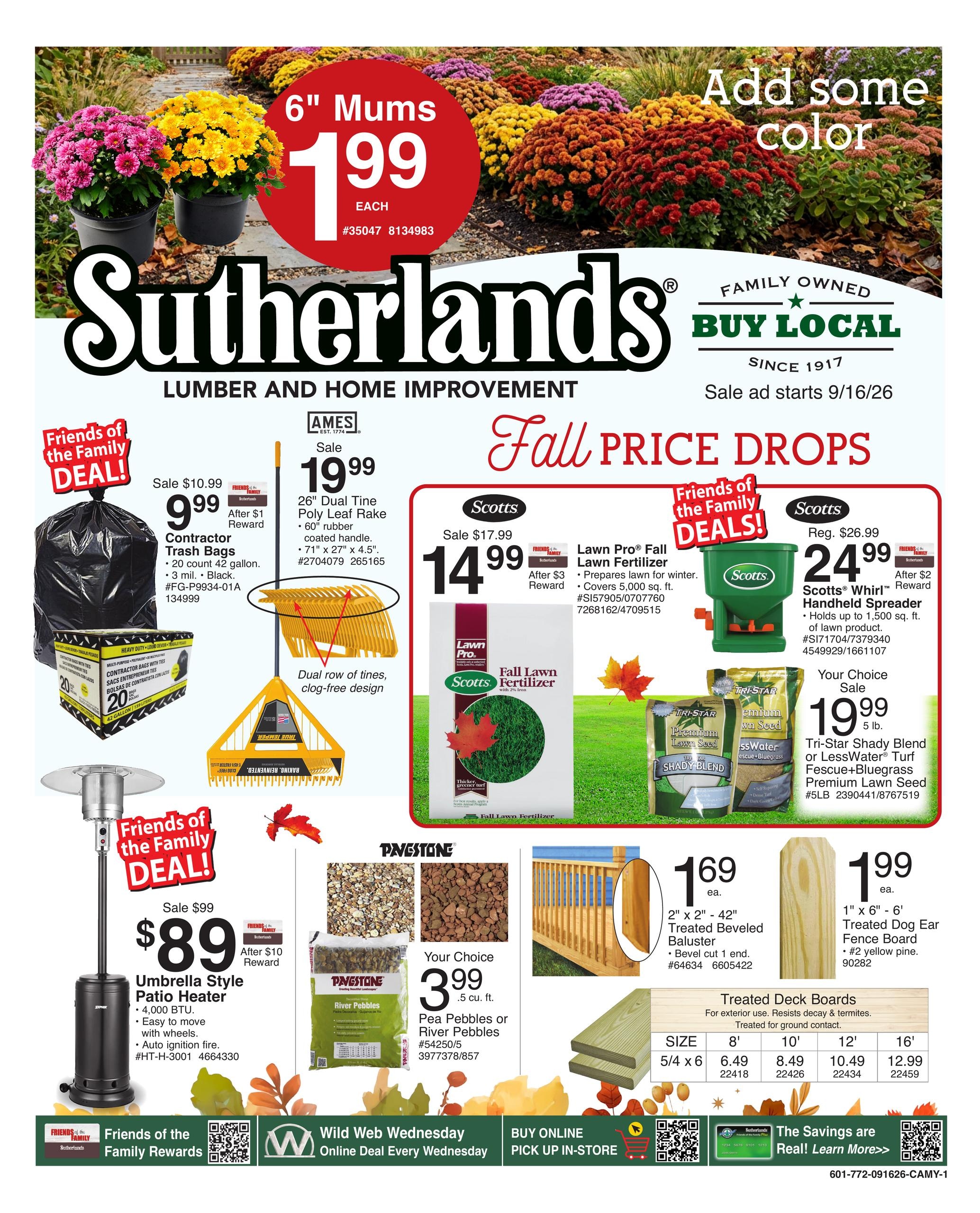 Sutherlands weekly ad page 1