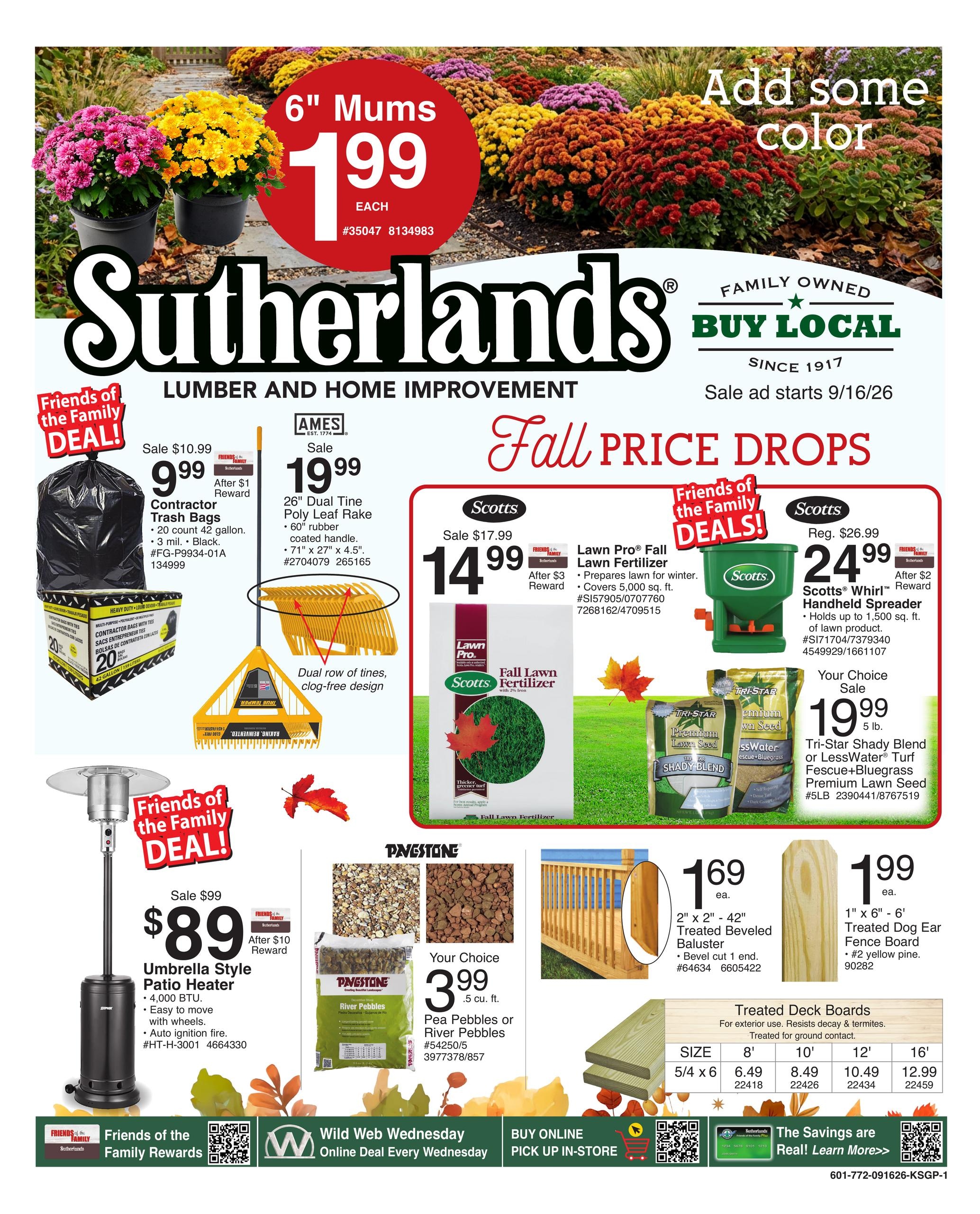 Sutherlands weekly ad page 1