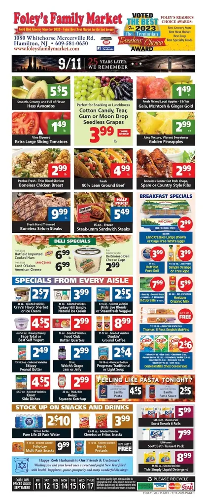 Foley's Family Market IGA Indexed Weekly