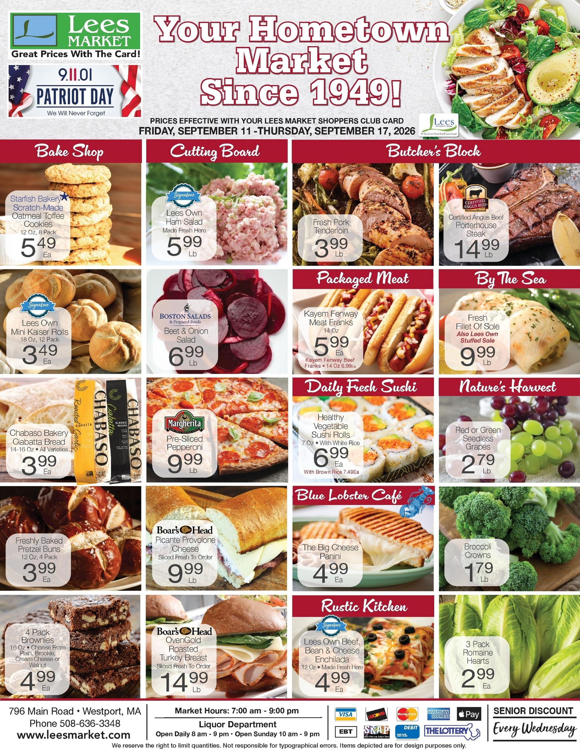 Lees Market weekly ad page 1