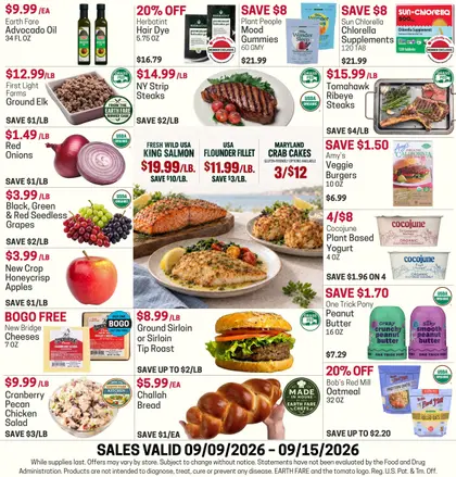 Earth Fare Indexed Weekly