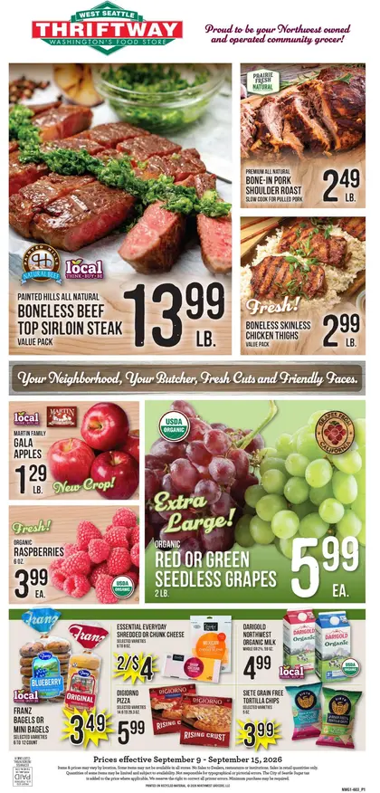 West Seattle Thriftway Indexed Weekly