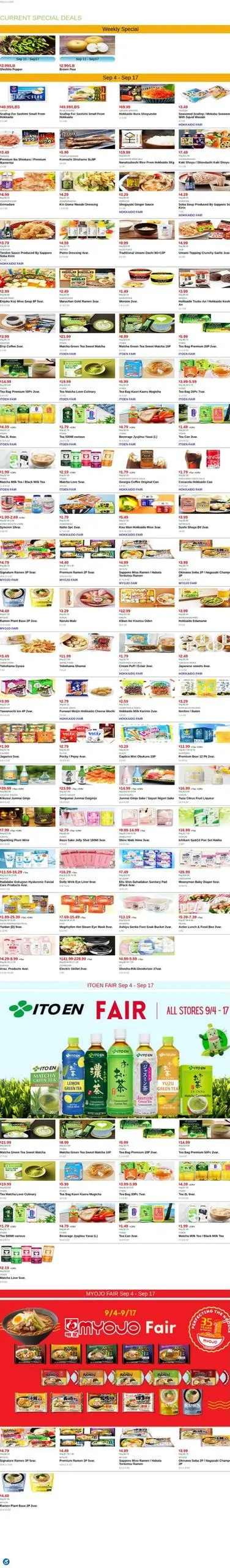 Mitsuwa Marketplace Weekly