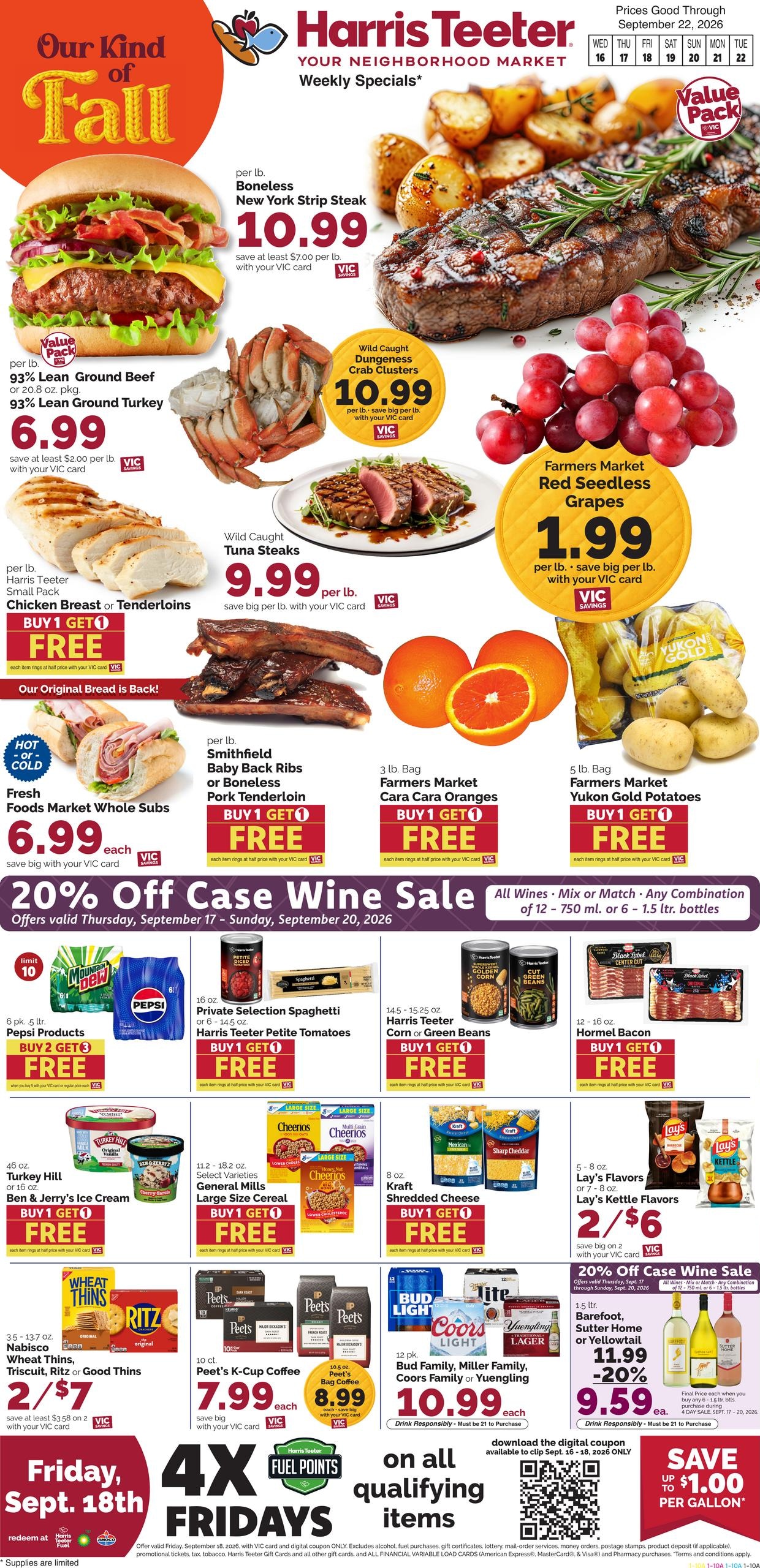 Harris Teeter weekly ad page 1